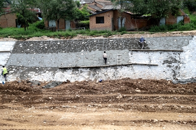 清水县牛头河天水农校农场至南峡段综合治理工程建设如火如荼(图)